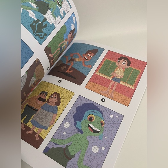 Disney Luca French Color by Numbers Coloring Book - Picture 4 of 5